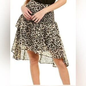 Walter Baker 2 piece skirt set in Leopard Print